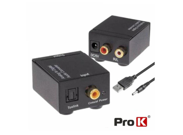 ProK Conversor Áudio Digital P/ Analógico ProK Conversor Áudio Digital P/ Analógico